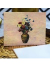 Flora Assorted Designs Textured Canvas Note Cards (Set of 6) - Image 3